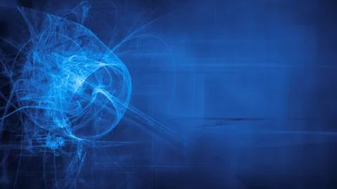 Blue alien space dreams composite abstract background Stock Illustration