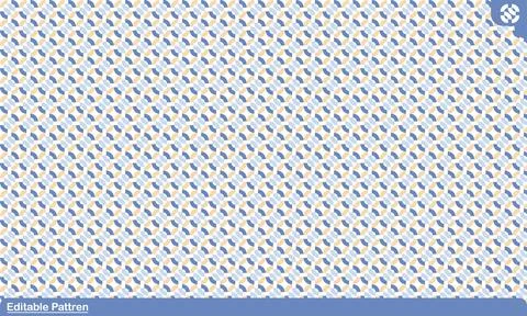 Blue and beige geometric pattern background Ilustración de archivo