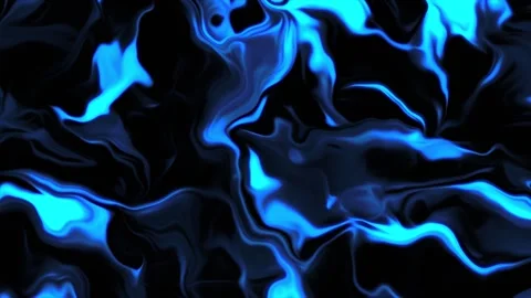Blue and black abstract liquid waves Stock Footage 284165992