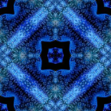 Blue and black background pattern Stock Illustration