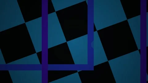 Blue and black checkered background texture. Stock Footage 334864649