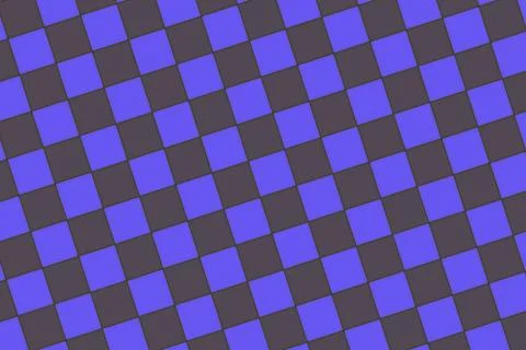 Blue and black checkered pattern with squares and lines Stock Illustration
