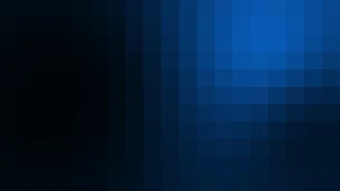 Blue and black gradient pixelated mosaic animated background. Seamless loop. Stock Footage 171223802