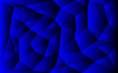 Blue and black gradient polygonal vector illustration 库存插图