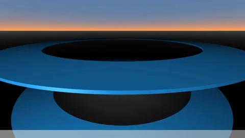Blue and black intro Stock Footage 267046949