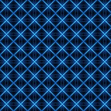 Blue and black light pattern background and texture. Illustrazione stock