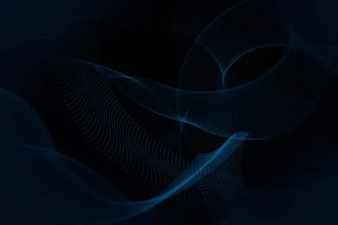 A blue and black wave background Stock Photos