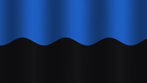 Blue and black wave pattern on a smooth background Stock Footage 338170077