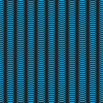 Blue and black wave pattern Stock Illustration