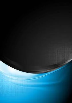 Blue and black wavy vector background Blue and black wavy vector backgroun... Stock Photos