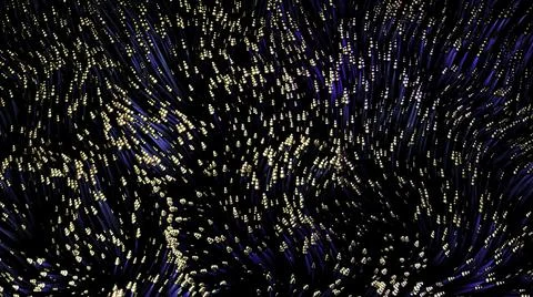 Blue and blue lines.Design.Thin lines in abstraction that create a drawing and 스톡 일러스트
