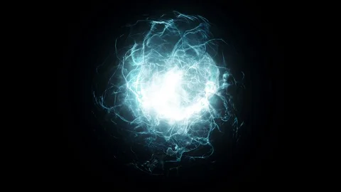 Blue and bright alien object 스톡 동영상 89896456