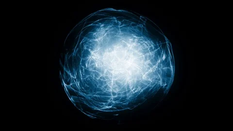 Blue and bright circular abstract 스톡 동영상 89889382