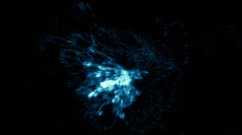 Blue and bright emissions Stock-Footage 52185751