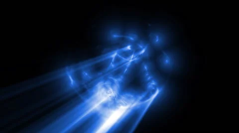 Blue and bright light effects Stock Footage 65827665