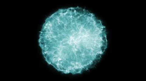 Blue and bright sphere 库存影片 65832667