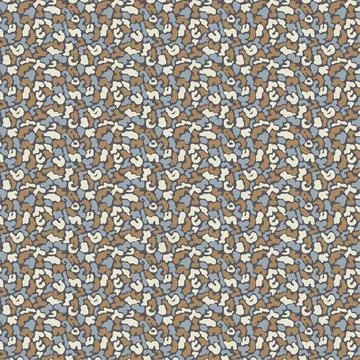 Blue And Brown Camouflage Pattern. Terrazzo Texture Background Stock Illustration