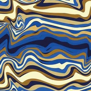 Blue and brown marble Stock Illustration