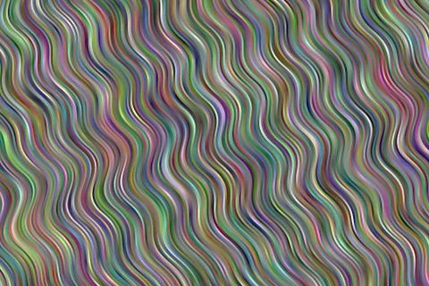 Blue and brown waves abstract vector background. Simple pattern. Stock Illustration