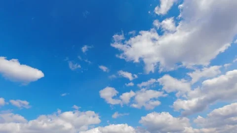 A blue and cloudy sky time lapse Stock-Footage 151142946