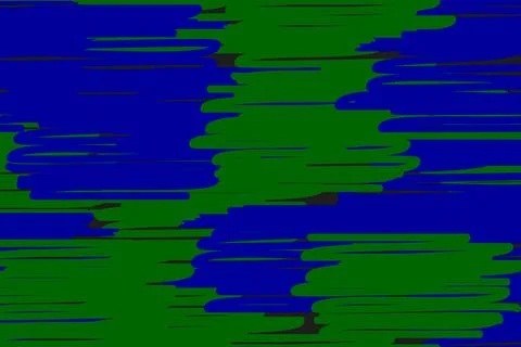 Blue and Creen Hatched Blots Seamless Background Stock-Illustration