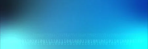 Blue and cyan binary code background template animation Stock Footage 340557233