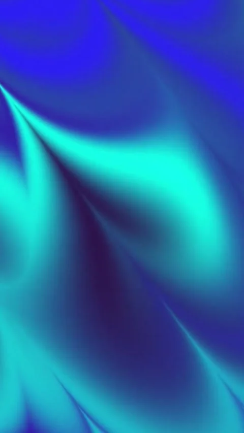 Blue and Cyan Flowing Light Waves Abstract Background Stock Footage 345715931