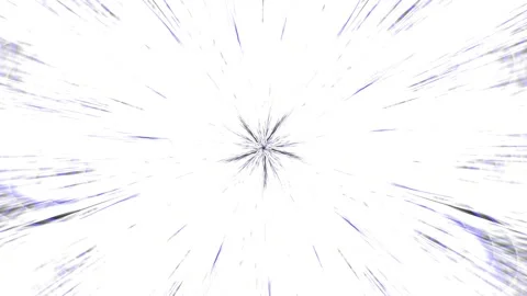 Blue and dark rays on a white background form a snowflake and a flower. Stock Footage 221488075