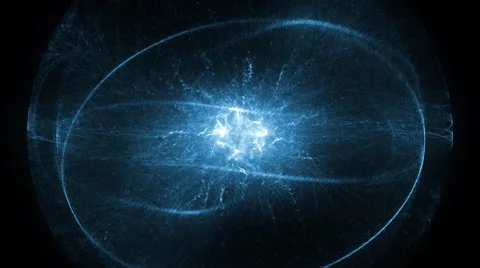 Blue and fancy radiating object 動画素材 65827266