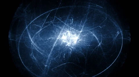Blue and fancy radiating object 스톡 동영상 65827395