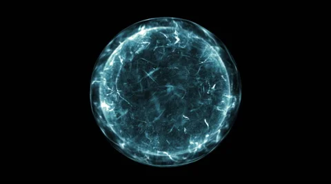Blue and fancy spherical object 動画素材 65882457