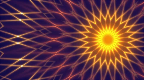 Blue and gold abstract background, loop Stock Footage 65495376