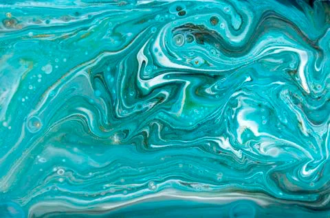 Blue and gold marbling pattern. Golden powder marble liquid texture. 스톡 일러스트