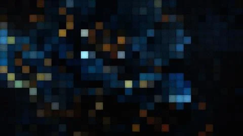 Blue and gold pixelated texture pattern for abstract digital design 스톡 일러스트