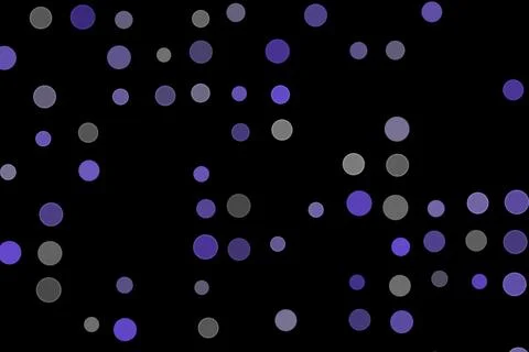Blue and gray dots on black background with light effect Stock Illustration
