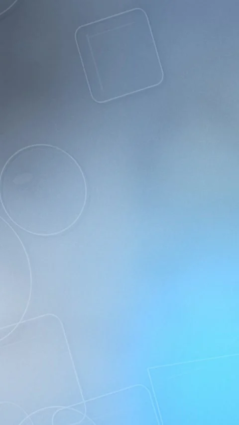 Blue and gray geometric background template with translucent rounded shapes in Stock Footage 340340381