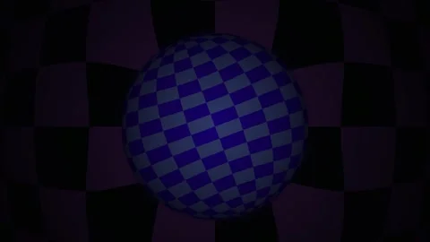 Blue and gray pixelated sphere animation. Stock Footage 333923025