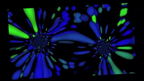Blue And Green Abstract Background With Motion 動画素材 322611937
