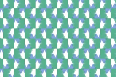 Blue and green abstract block design Illustrazione stock