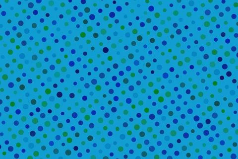Blue and green abstract dotted pattern on textured background Ilustración de archivo