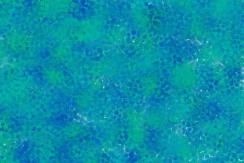 Blue and green background of gradient circles Stock Illustration