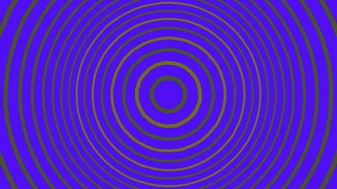 Blue and green concentric circles pattern background 스톡 일러스트
