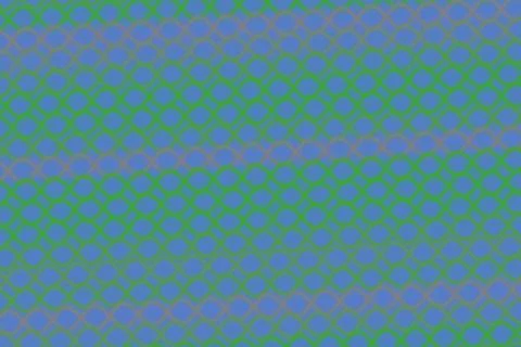 Blue and green dotted pattern background with hexagon shapes Stock Illustration
