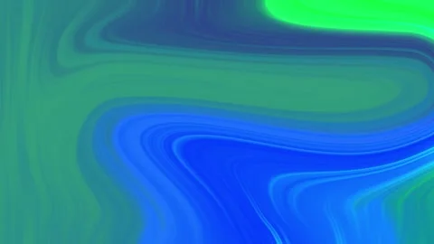 Blue and Green fluids moving Stock Footage 268752954