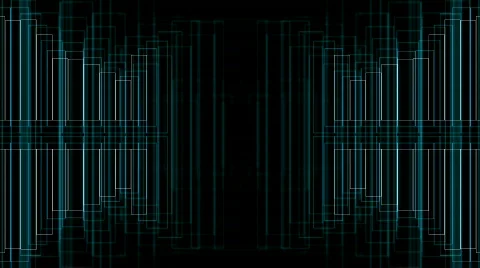 Blue and green geometric background Stock Footage 344853