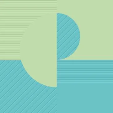 Blue and green geometric vector background Illustrazione stock