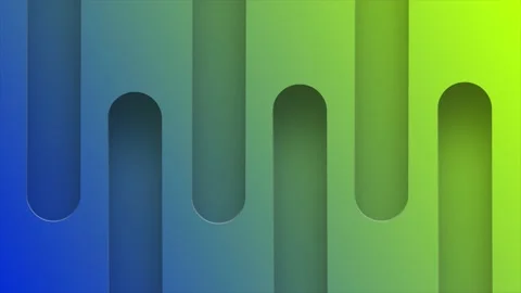 Blue and green gradient 3D Lines background Stock-Footage 171726197