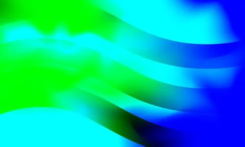Blue and Green gradient vector texture with wry lines. Stock Illustration