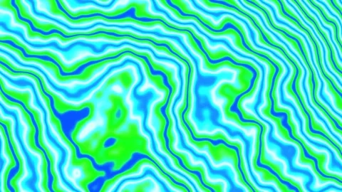 Blue and Green Illusion Waves Stock-Footage 240325549