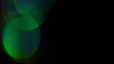Blue and green light leaks from the left  Stockbeeldmateriaal 309967326